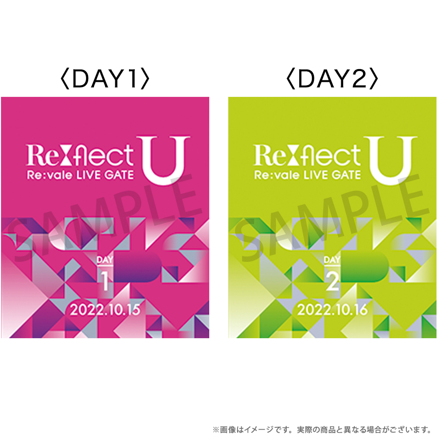 Re:vale LIVE GATE Re:flect U Blu-ray DAY 1／Blu-ray DAY 2