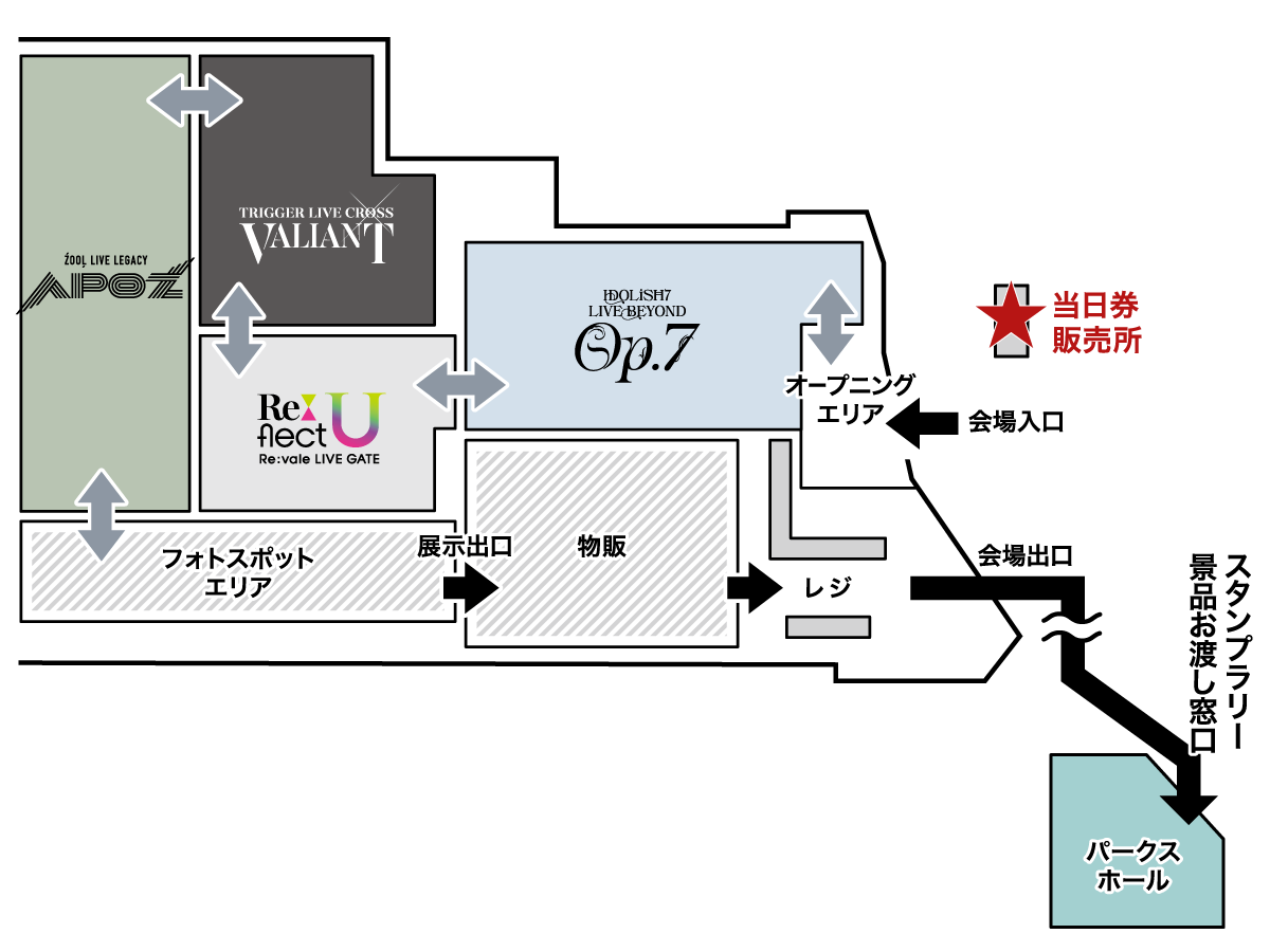 当日券販売所